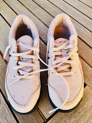 Scarpe da tennis ASICS ragazza/donna bianche