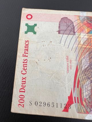 Billete 200 Francos Francia 1996