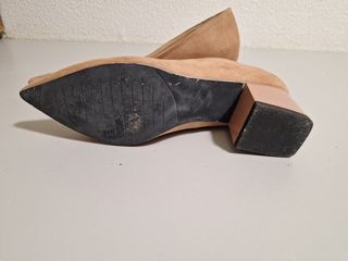 Zapatos Zara Tacon Bajo Mujer