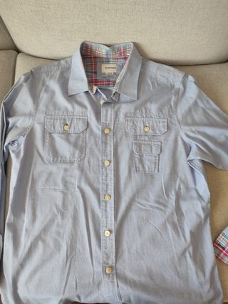 Camisa Hombre Energie Azul Talla L