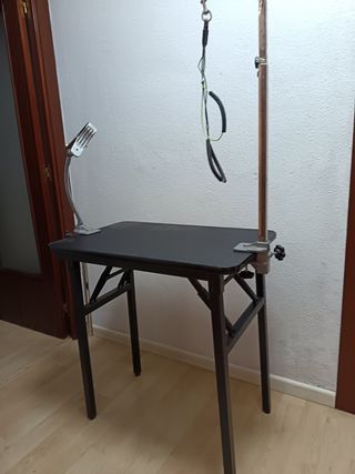 Mesa Peluquería Canina Plegable Portátil
