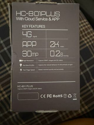 Cámara de rastreo HC-801PLUS 4G 30MP 2K