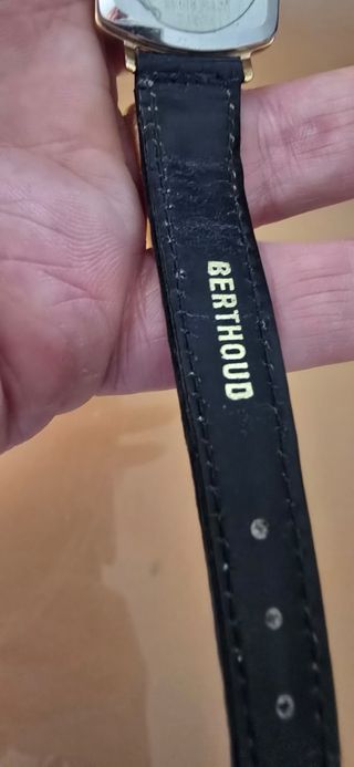 Orologio Berthoud Geneve Pelle Nera