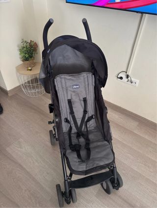 Silla de paseo Chicco negra y gris