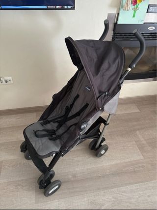 Silla de paseo Chicco negra y gris