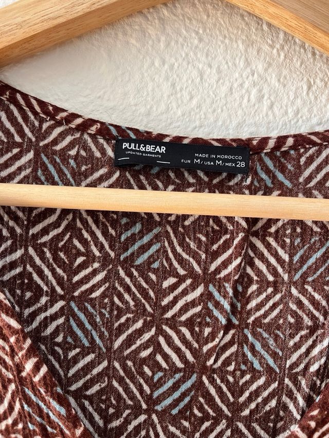 Vestido largo boho estampado