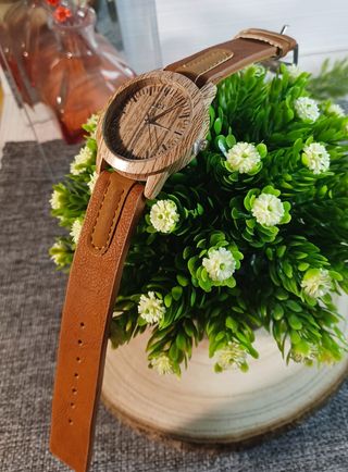 Elegante Reloj de Pulsera Marrón