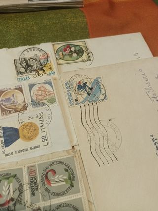 Busta con francobolli Repubblica Italiana