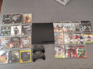 Consola PS3 + 23 juegos 