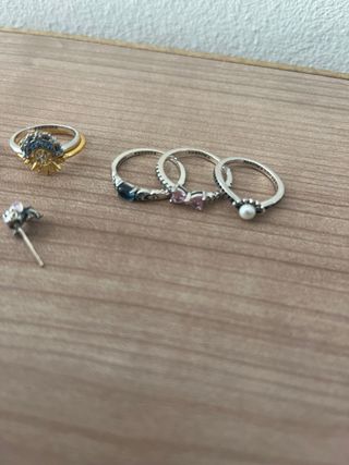 Anillos Pandora Corazón y Lazo