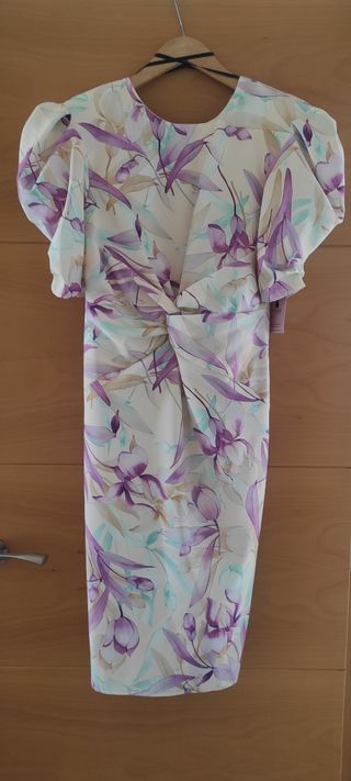 Vestido floral elegante talla S