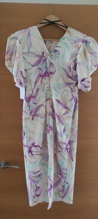 Vestido floral elegante talla S