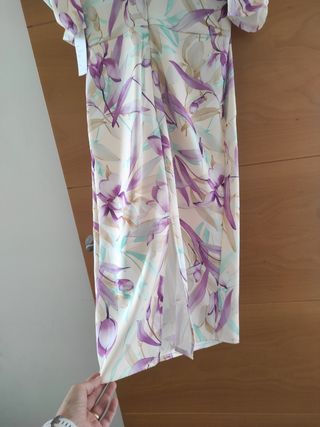 Vestido floral elegante talla S