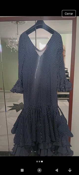 Traje de flamenca lunares