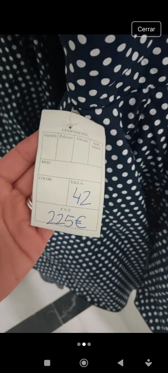 Traje de flamenca lunares