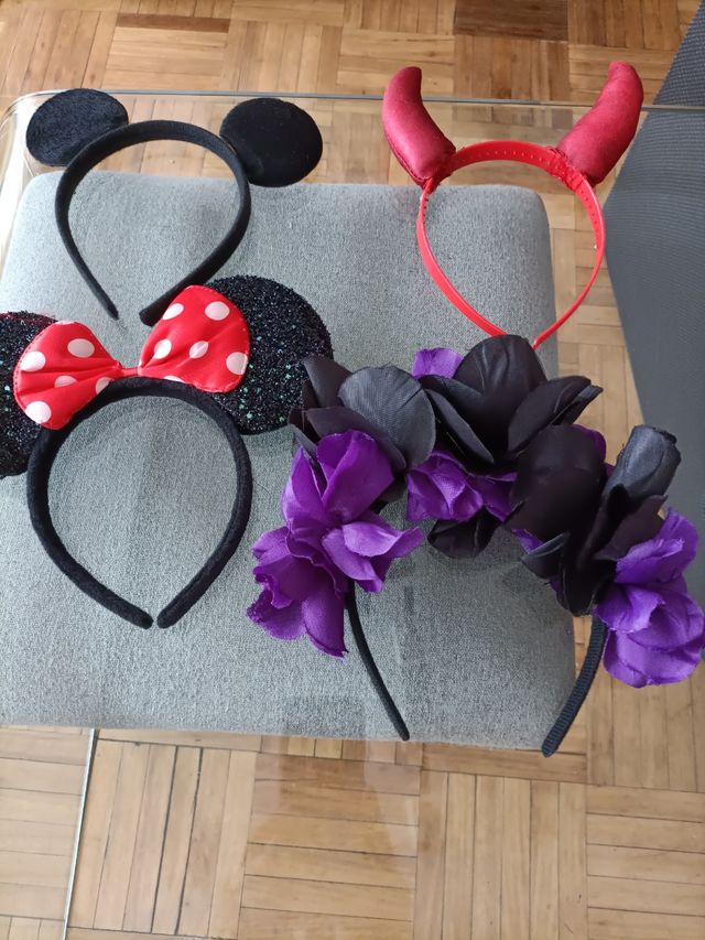 Diadema Minnie, Diablo y Flores catrina