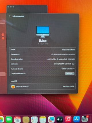 iMac Apple 21.5-inch,2017