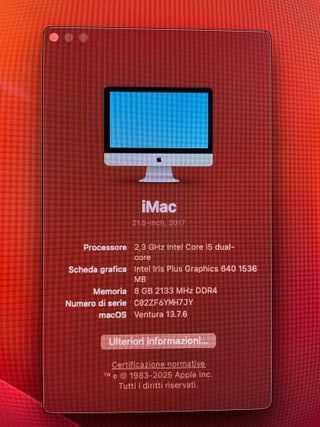 iMac Apple 21.5-inch,2017