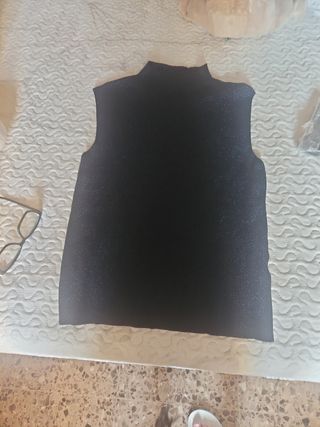 Jersey sin mangas negro