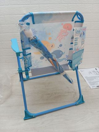 Silla Plegable para Tortuga con sombrilla 