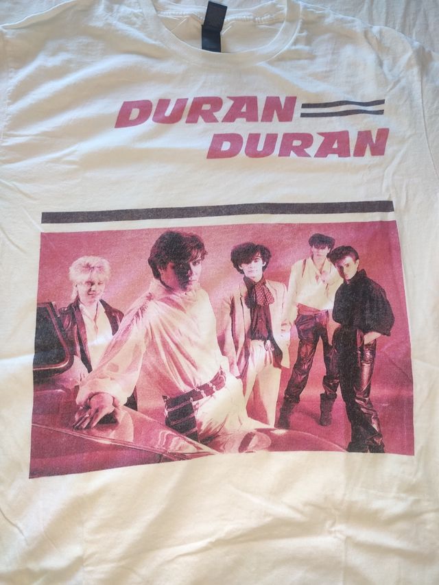 T-shirt/Maglia Duran Duran M unisex bianca/white