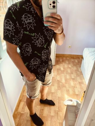 Camisa Hawaiana Rick y Morty