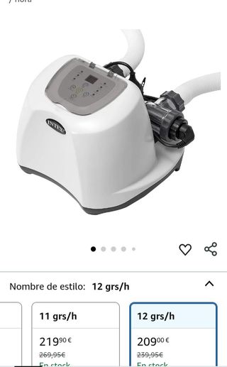 INTEX 26670 - Sistema cloración salina
