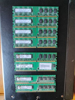 8  Módulos  Memoria  RAM
Kingston,hynix,Integral