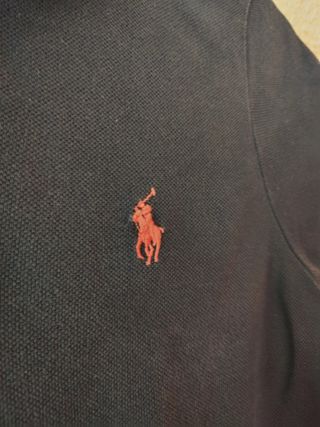 Polo Ralph Lauren Vestido Malla Algodón Negro