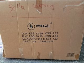 Silla Camping Plegable Gris