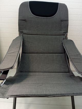 Silla Camping Plegable Gris
