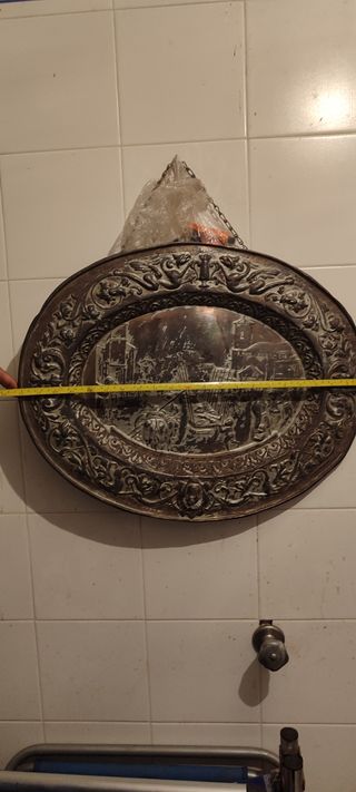 Decoración de pared de metal vintage