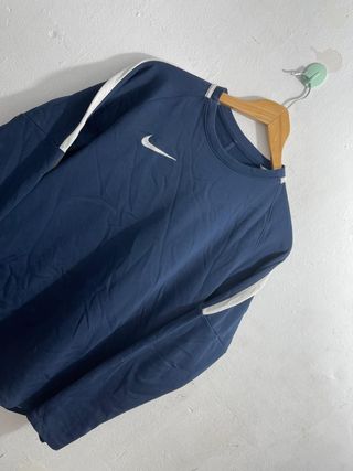 ¡¡OFERTA!! Talla S Sudadera Nike Dri-Fit Azul 