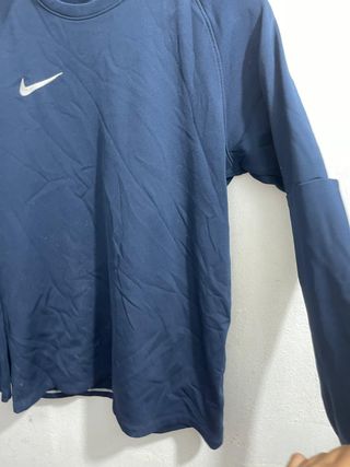 ¡¡OFERTA!! Talla S Sudadera Nike Dri-Fit Azul 