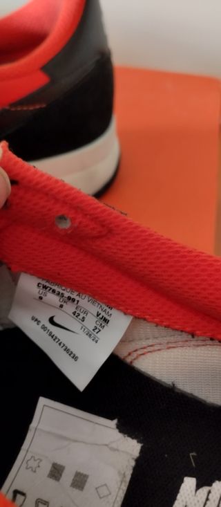 Zapatillas Nike Hombre naranja y Negras