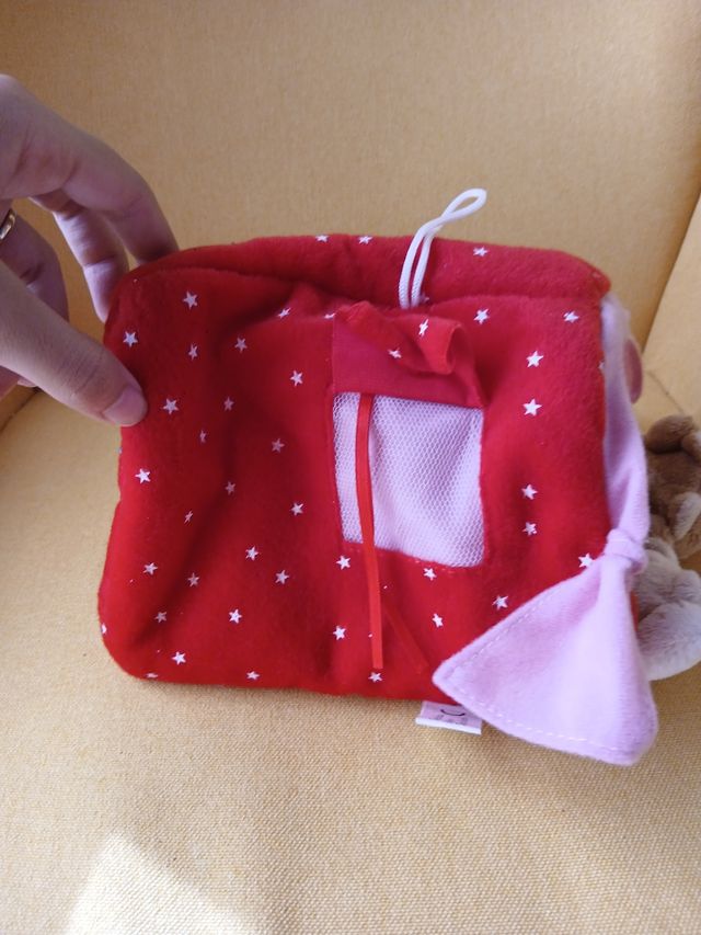 Peluche Ti Amo con cuore blu