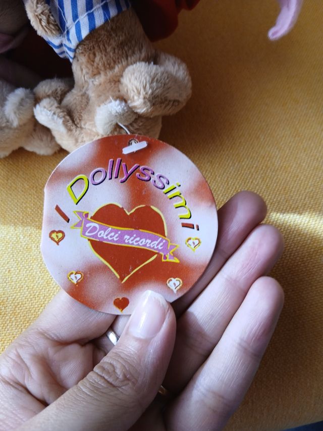 Peluche Ti Amo con cuore blu