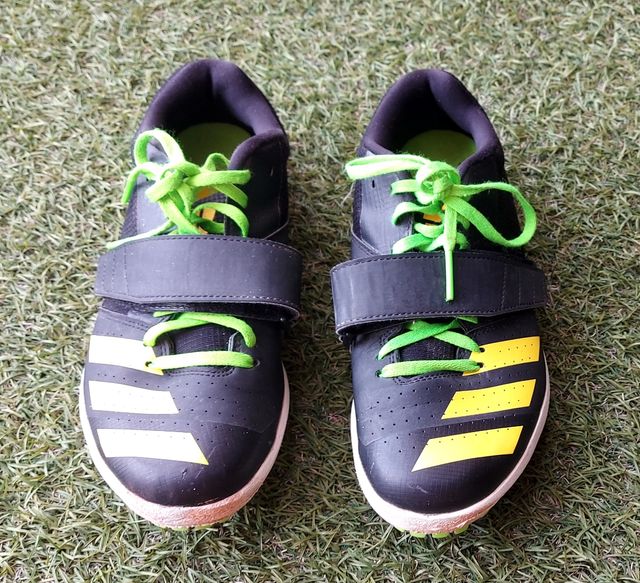 Adidas Zapatillas Atletismo Clavos Saltos Negro Am