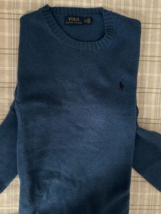 Jersey Lana Polo Ralph Lauren Azul Talla XS