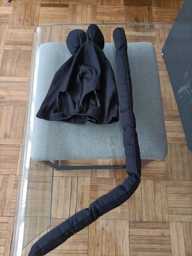 Complementos Disfraz Orejas y Cola Negro