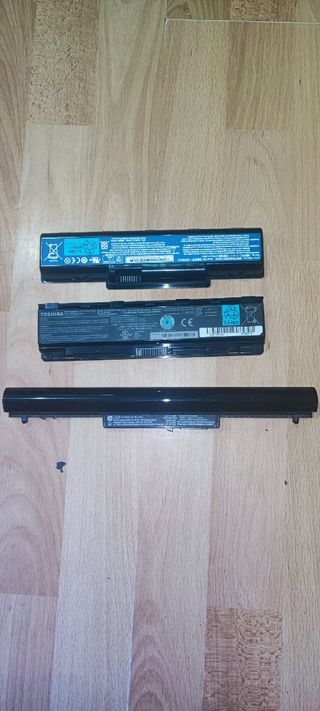 Baterías Portátil HP y Toshiba