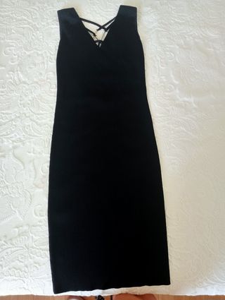 Vestido Negro Verano Espalda Abierta