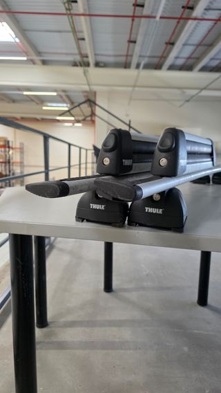 Thule WingBar+portaesquís 4pares+kits Stelvio y Q5