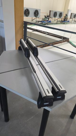 Thule WingBar+portaesquís 4pares+kits Stelvio y Q5