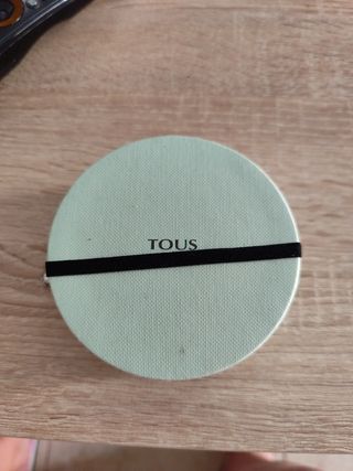 Pulsera Tous Cordón Negro, Plata y Perlas