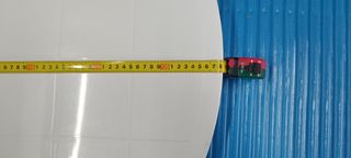 Mesa Ovalada Jardín Blanca