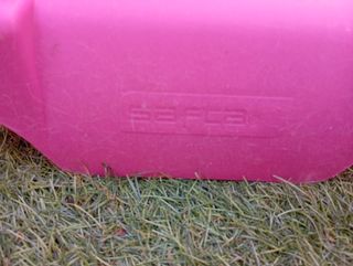 Carro portamochilas rosa