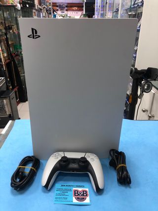 Consola PS5 Fat Disco Blanca