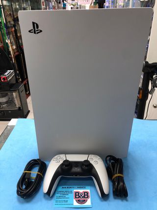 Consola PS5 Fat Disco Blanca