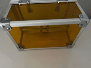 Caja joyero aluminio con asa